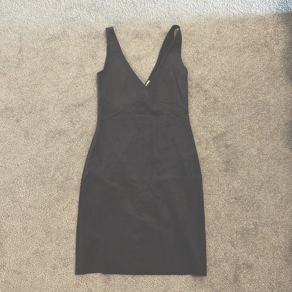 Aritzia V neck mini dress
